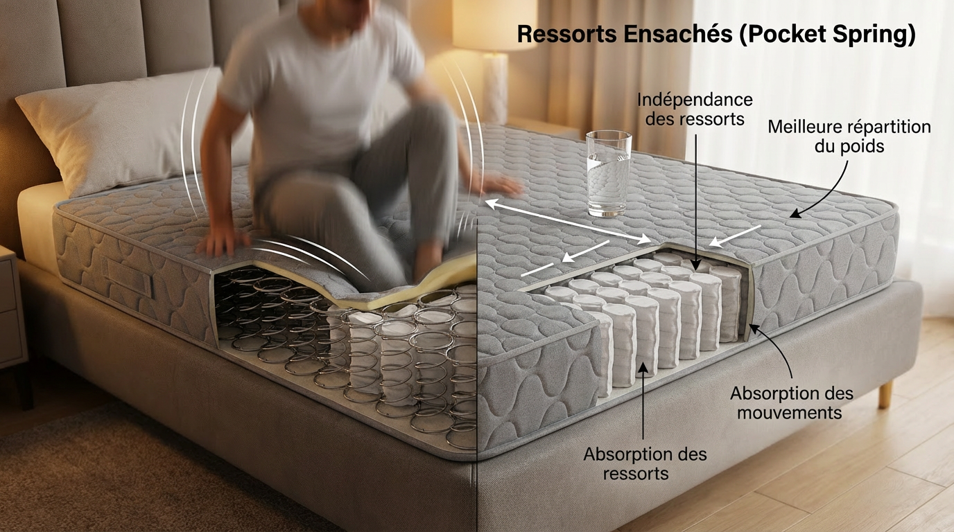 POCKET SPRING — Matelas à Ressorts Ensachés – Image 3